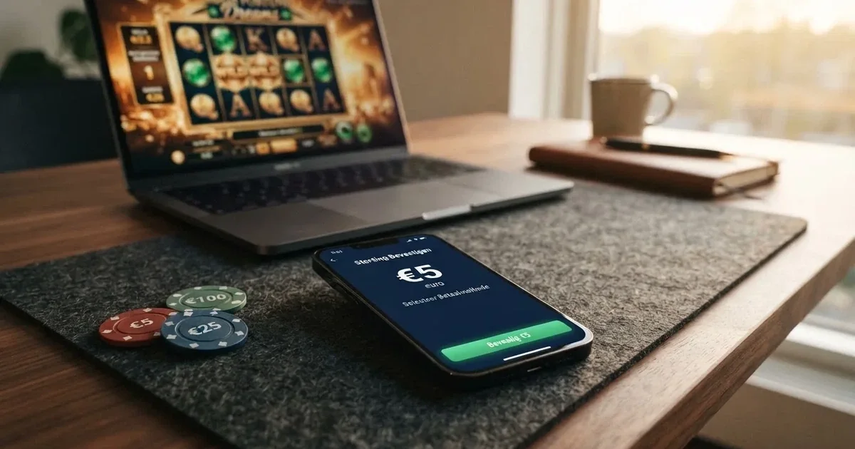 5 euro deposit casino zonder CRUKS — wat je krijgt en wat het kost