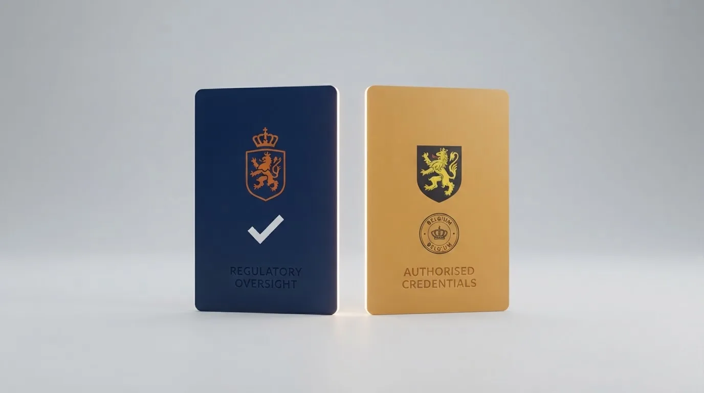 twee vergunningen naast elkaar, een Nederlandse KSA-vergunning en een Belgische KSC-vergunning
