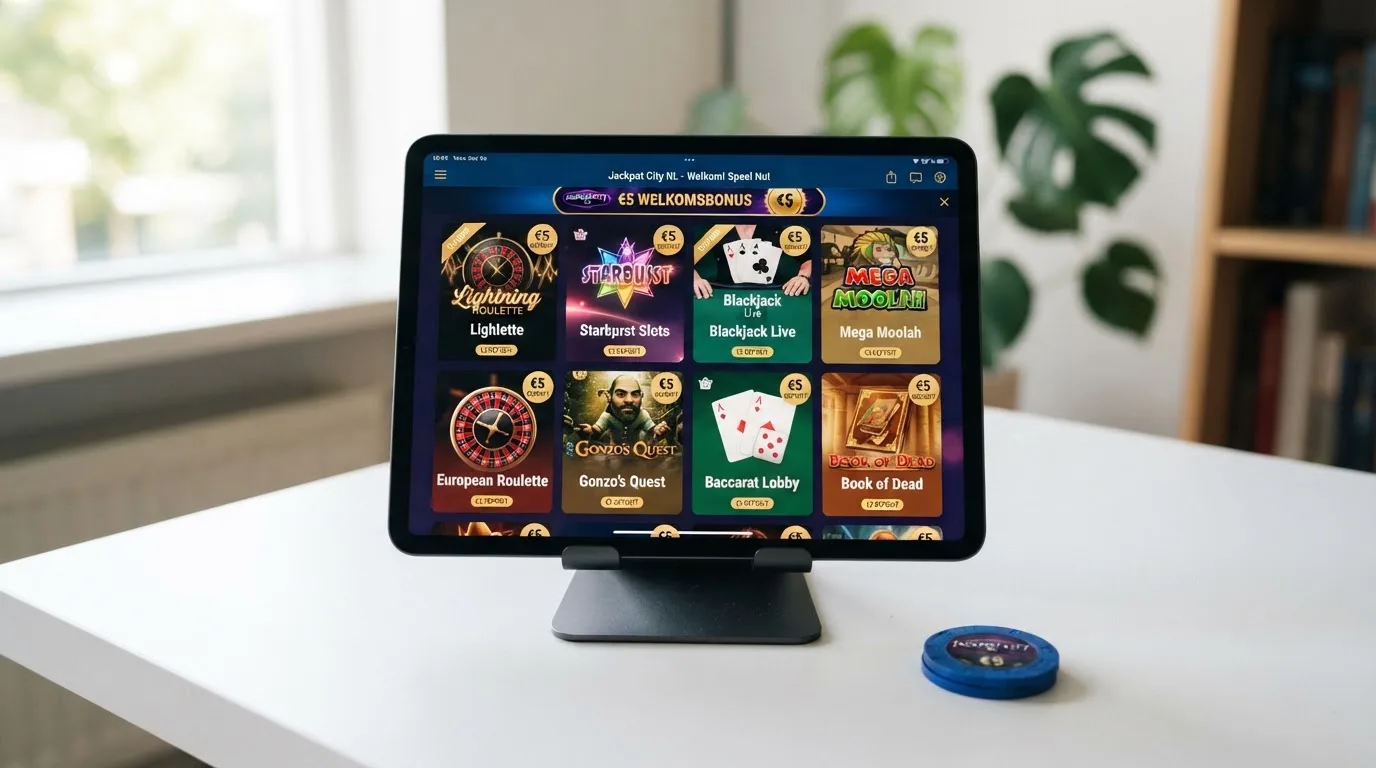 Een rij interface-elementen van verschillende offshore casino-platforms, met stortingsopties zichtbaar